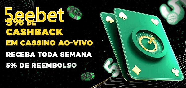 Promoções do cassino ao Vivo 5eebet